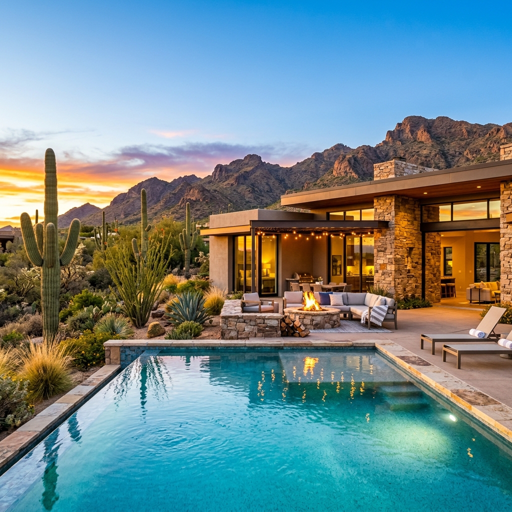 Scottsdale Desert Pool — 330 Days of Sunshine
